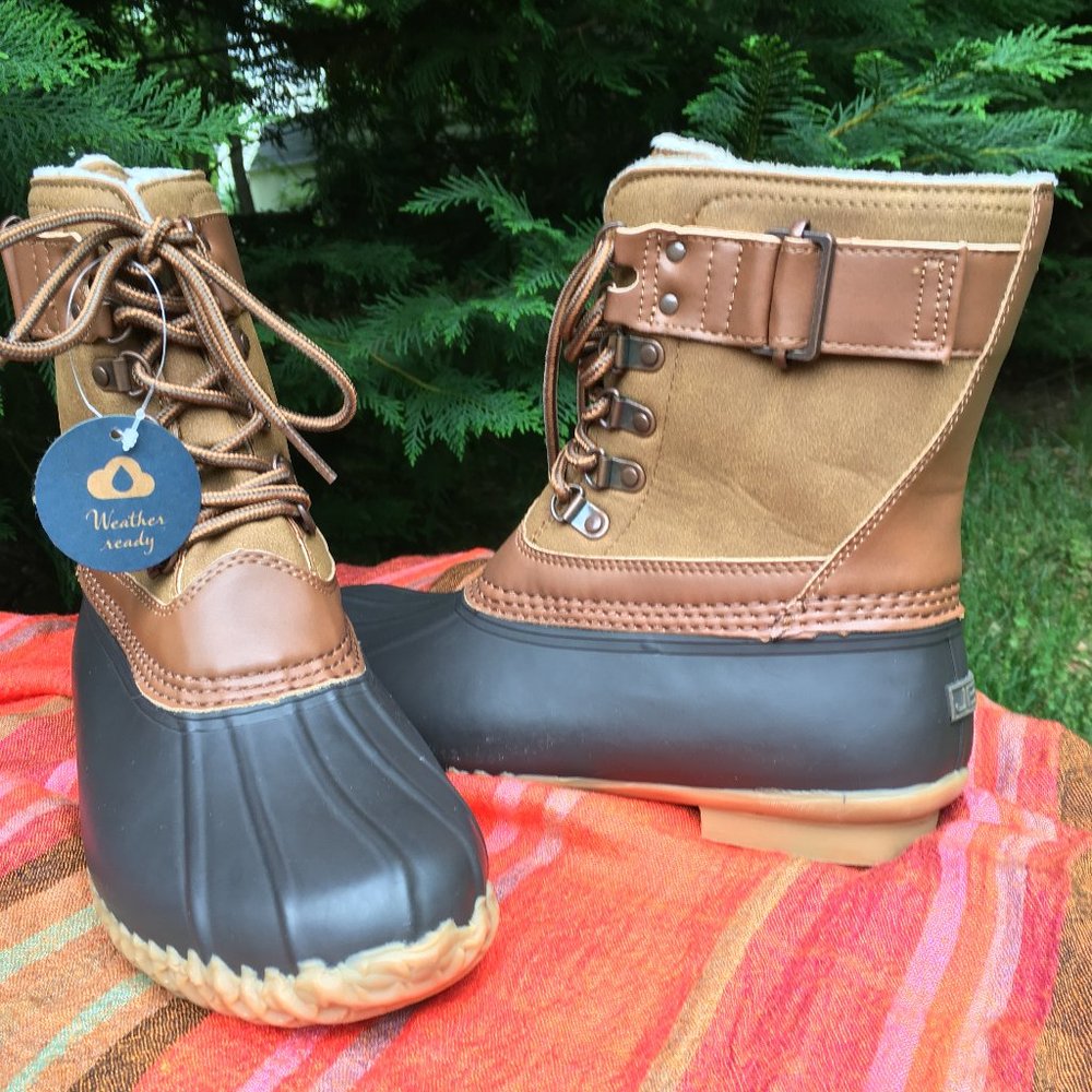JBU by Jambu Quebec Brown Whiskey Boots, 7.5